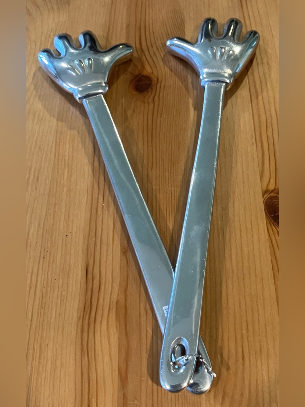 EUC Disney Vintage Mickey Hands Salad Tongs